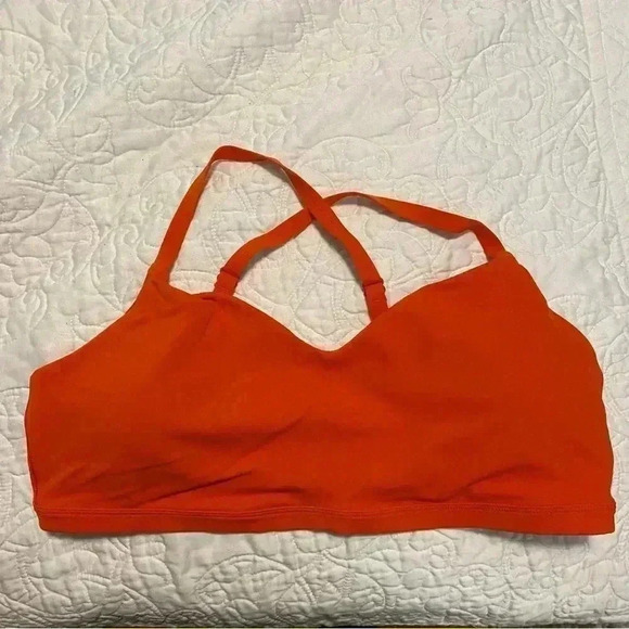 Athleta Orange Sport Bra - Picture 2 of 5